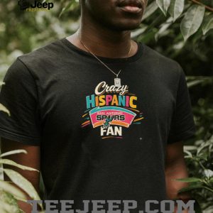 Crazy Hispanic San Antonio Spurs Fan Colorful Pink Teal Orange Basketball Team T Shirt