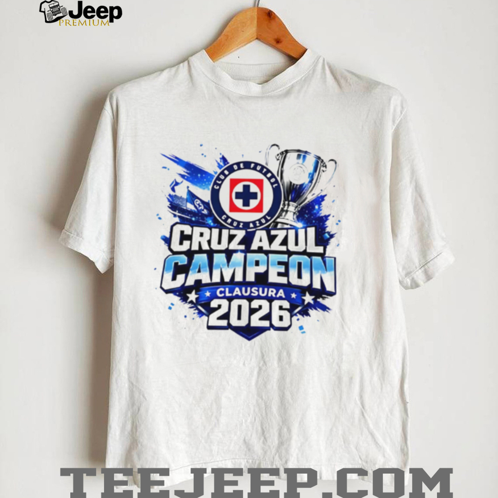 Cruz Azul Campeon Clausura 2026 Soccer Championship T Shirt Cruz Azul Campeon Clausura 2026 Soccer Championship T Shirt