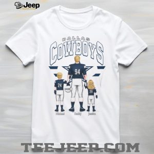 Dallas Cowboys Best Dad Ever Custom Name And Number Family T Shirt