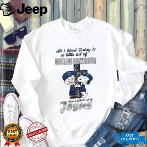 Dallas Football Fan Snoopy Jesus Christian T Shirt