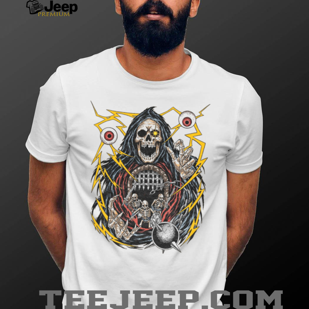 Dark Fantasy Grim Reaper Skeleton Dungeon Master Graphic T Shirt Dark Fantasy Grim Reaper Skeleton Dungeon Master Graphic T Shirt