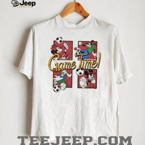 Disney Game Time Soccer Mickey Minnie Donald Goofy T Shirt