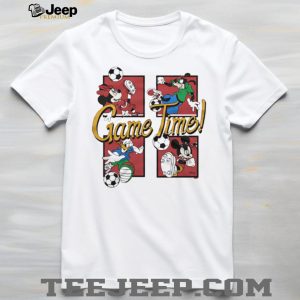 Disney Game Time Soccer Mickey Minnie Donald Goofy T Shirt