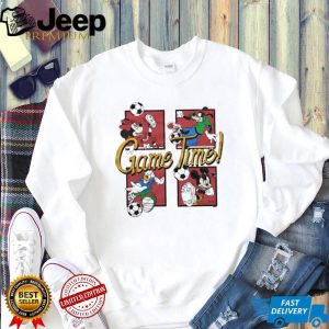 Disney Game Time Soccer Mickey Minnie Donald Goofy T Shirt