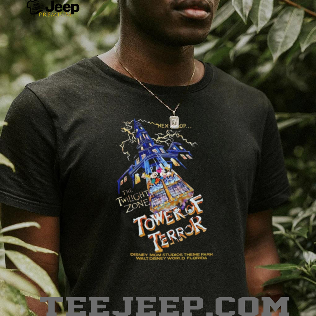 Disney Twilight Zone Tower of Terror Mickey Mouse Ride Theme T Shirt Disney Twilight Zone Tower of Terror Mickey Mouse Ride Theme T Shirt