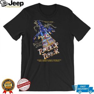 Disney Twilight Zone Tower of Terror Mickey Mouse Ride Theme T Shirt