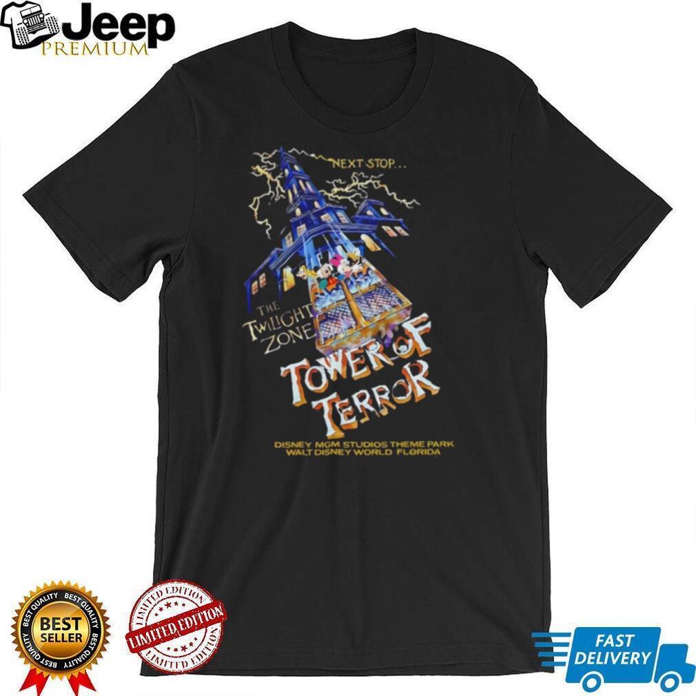 Disney Twilight Zone Tower of Terror Mickey Mouse Ride Theme T Shirt Disney Twilight Zone Tower of Terror Mickey Mouse Ride Theme T Shirt