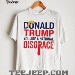 Donald Trump National Disgrace Political Satire Graphic Men's T Shirt