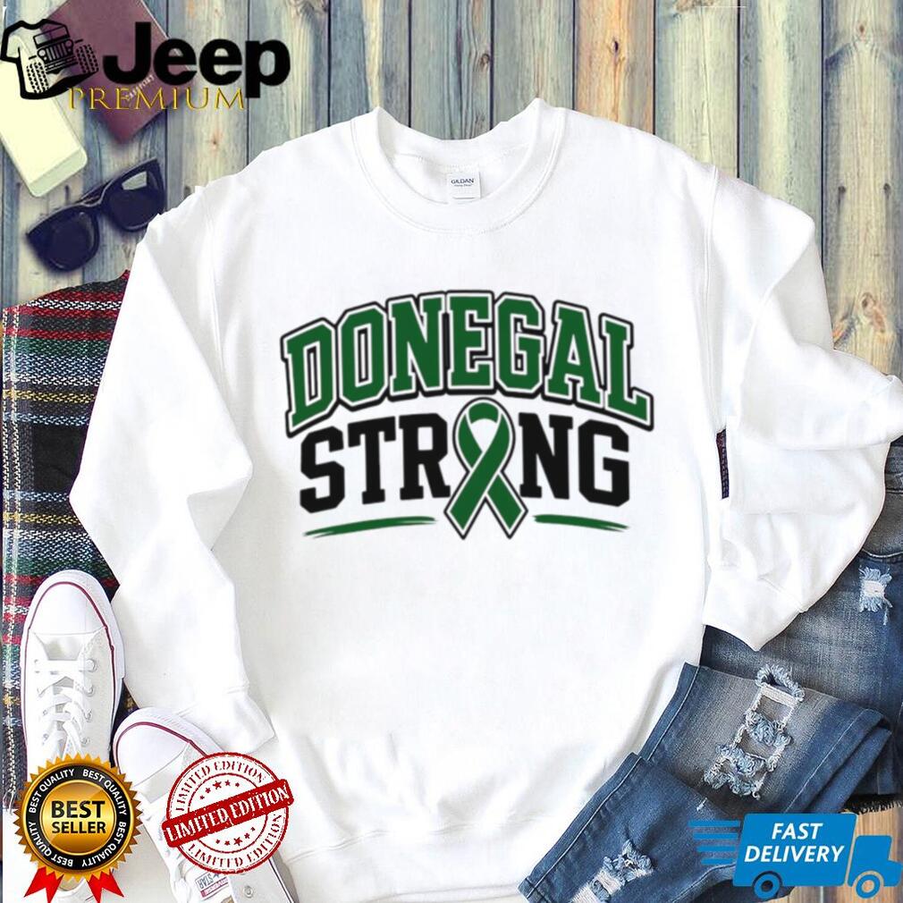 Donegal Strong Green Ribbon Awareness Support Graphic T Shirt Donegal Strong Green Ribbon Awareness Support Graphic T Shirt