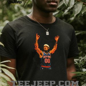 Donte DiVincenzo New York Basketball On Fire T Shirt