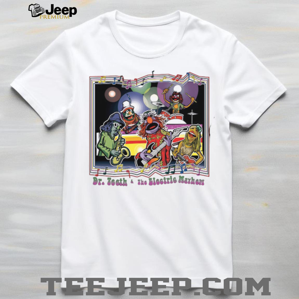 Dr Teeth and the Electric Mayhem Muppets Retro Band Concert T Shirt Dr Teeth and the Electric Mayhem Muppets Retro Band Concert T Shirt