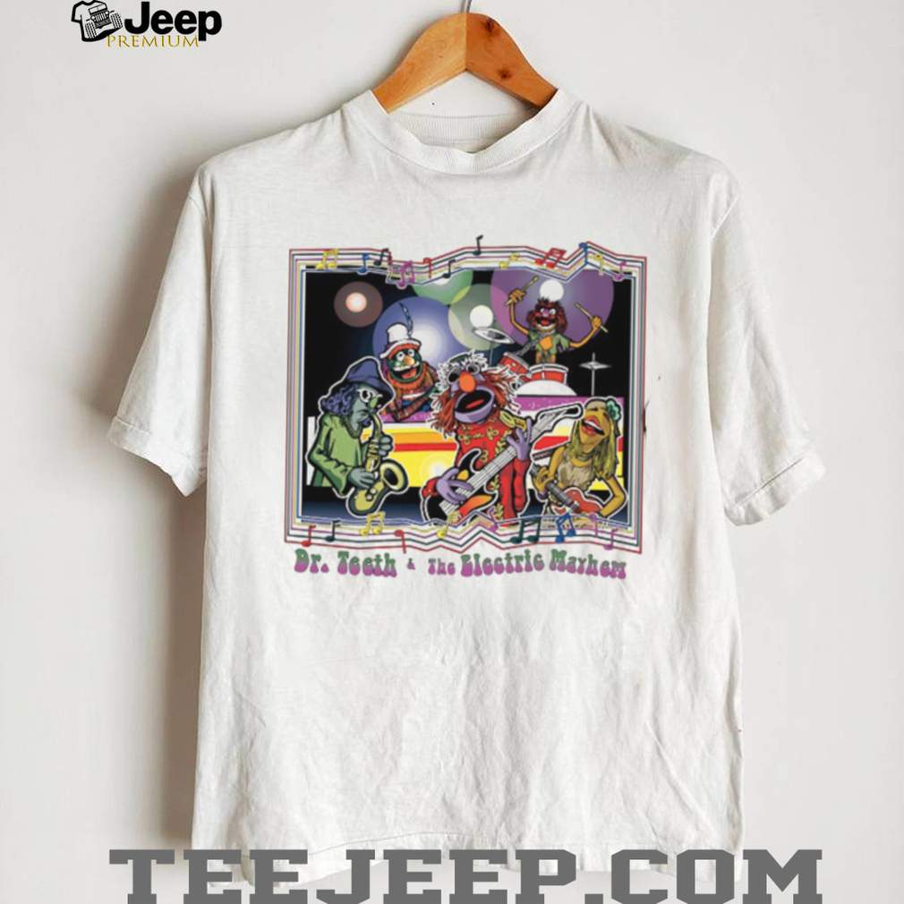 Dr Teeth and the Electric Mayhem Muppets Retro Band Concert T Shirt Dr Teeth and the Electric Mayhem Muppets Retro Band Concert T Shirt