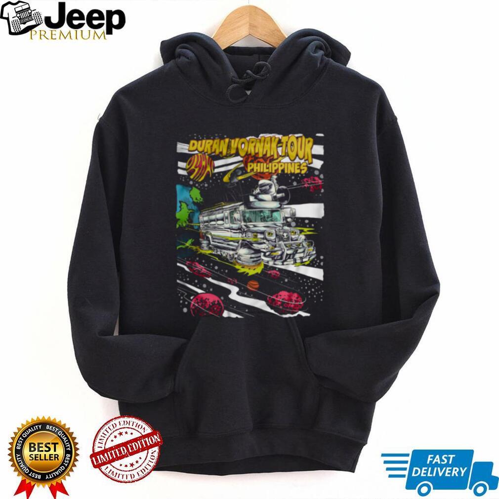 Duran Vornak Tour Philippines Space Jeepney Graphic T Shirt Duran Vornak Tour Philippines Space Jeepney Graphic T Shirt