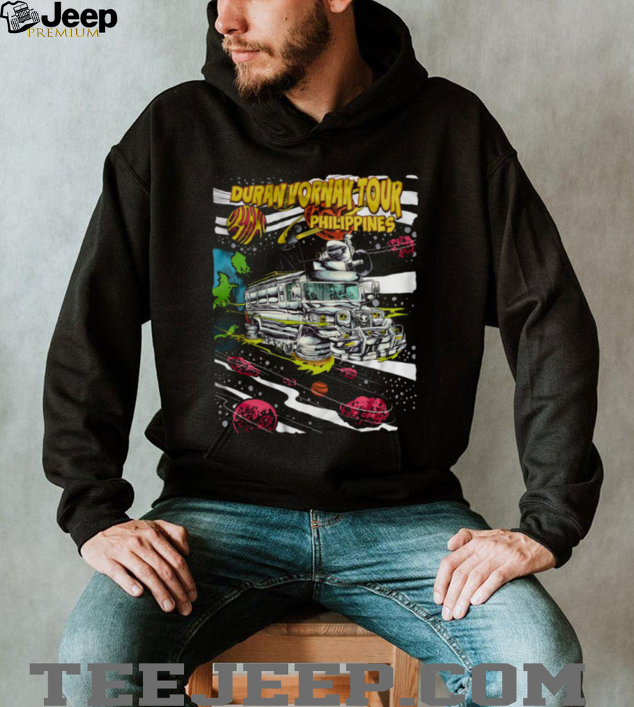 Duran Vornak Tour Philippines Space Jeepney Graphic T Shirt Duran Vornak Tour Philippines Space Jeepney Graphic T Shirt