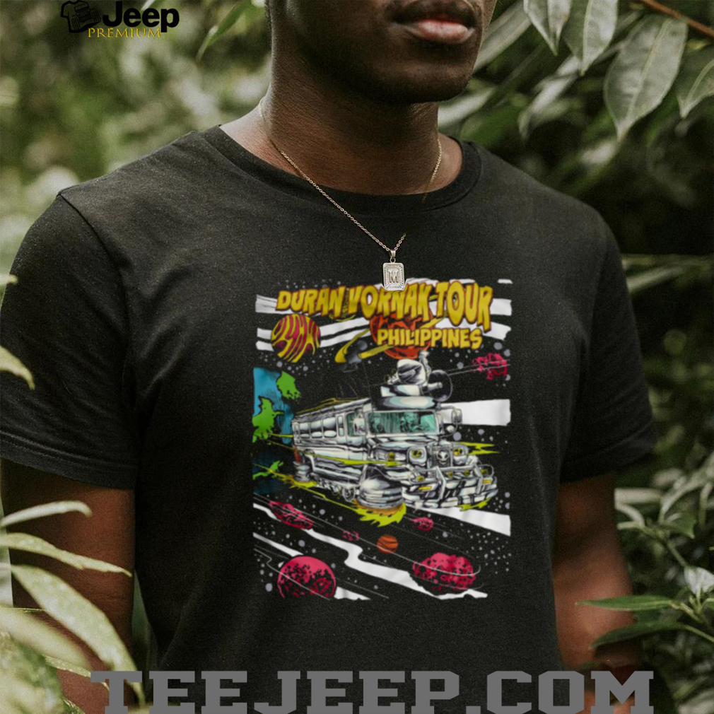 Duran Vornak Tour Philippines Space Jeepney Graphic T Shirt Duran Vornak Tour Philippines Space Jeepney Graphic T Shirt