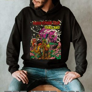 Duran Vornak Tour Thailand Elephant Alien Art Graphic T Shirt