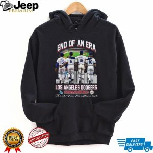 End Of An Era Los Angeles Dodgers Forever Infield Thanks For The Memories T Shirt