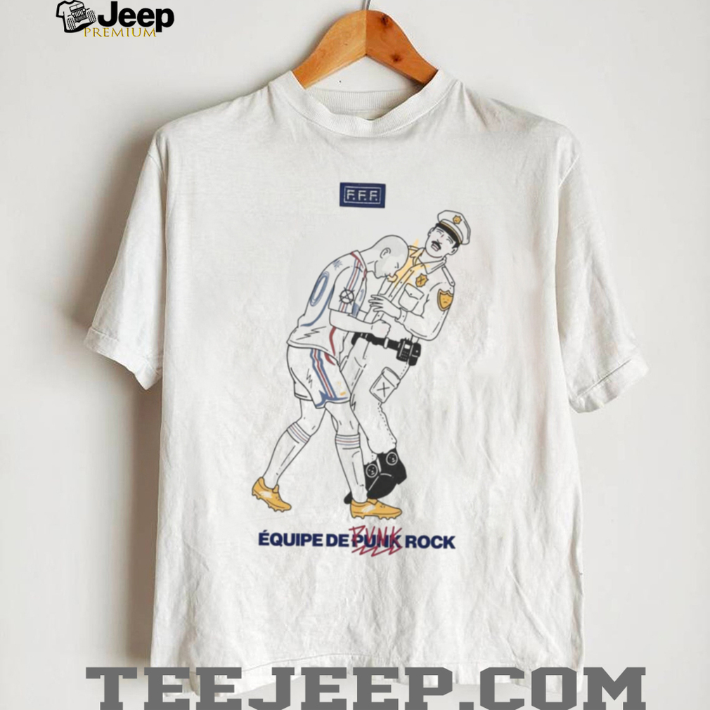 Equipe De Punk Rock French Football Style Streetwear T Shirt Equipe De Punk Rock French Football Style Streetwear T Shirt