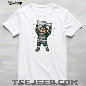 Everett Silvertips WHL Bear Mascot Championship T Shirt