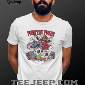 Fightin' Phils Monster Truck Stadium Mascot Graphic T Shirt