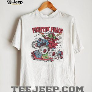 Fightin' Phils Monster Truck Stadium Mascot Graphic T Shirt