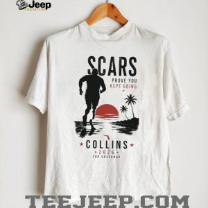 Florida Governor Collins 2026 Scars Keep Going Runner T Shirt