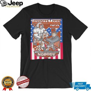 Freedom Mania 250 Cincinnati Who Dey Wrestling T Shirt