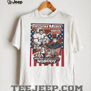 Freedom Mania 250 Ultimate Warrior Patriotic T Shirt