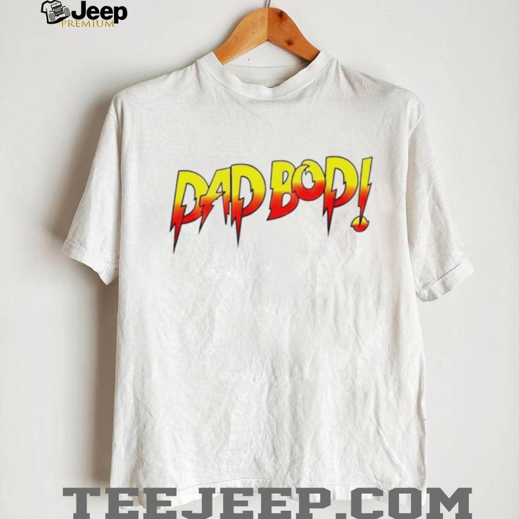 Funny Dad Bod Retro Lightning Bolt Graphic Humor T Shirt Funny Dad Bod Retro Lightning Bolt Graphic Humor T Shirt