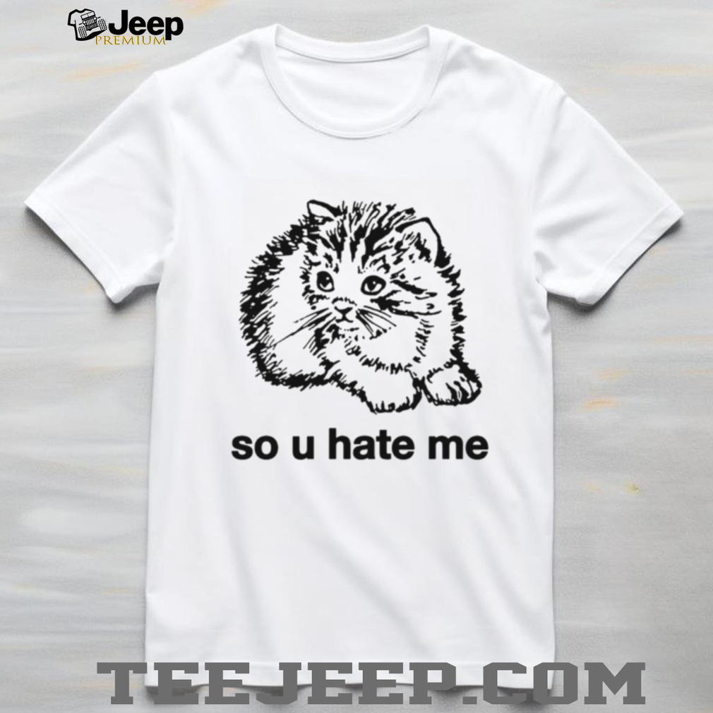 Funny So You Hate Me Grumpy Kitten Cat Lover Graphic T Shirt Funny So You Hate Me Grumpy Kitten Cat Lover Graphic T Shirt
