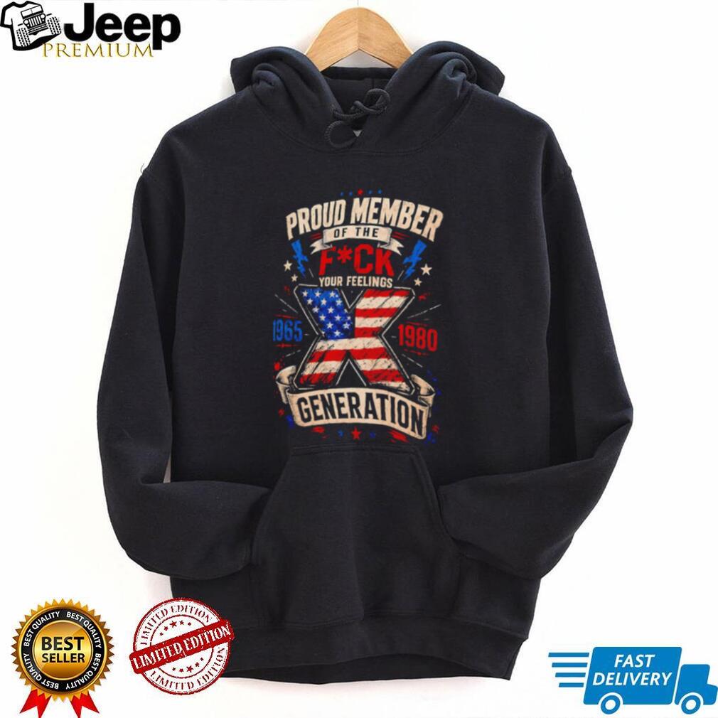 Generation X Proud Member American Flag Patriotic T Shirt Generation X Proud Member American Flag Patriotic T Shirt