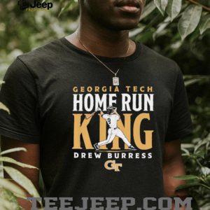 Georgia Tech Baseball Drew Burress Home Run King T Shirt