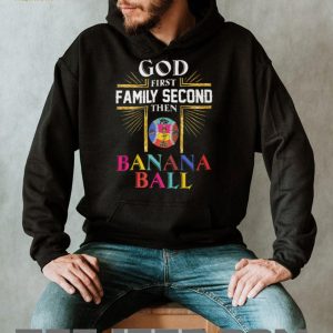 God Family Banana Ball Savannah Bananas Firefighters Coconuts Tailgaters Clowns Baseball T Shirt