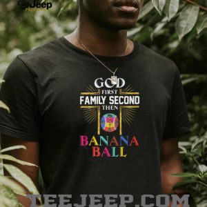 God Family Banana Ball Savannah Bananas Firefighters Coconuts Tailgaters Clowns Baseball T Shirt