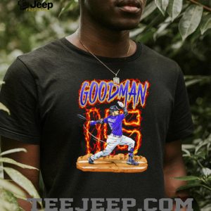 Goodman 15 Baseball Batter Flame T Shirt