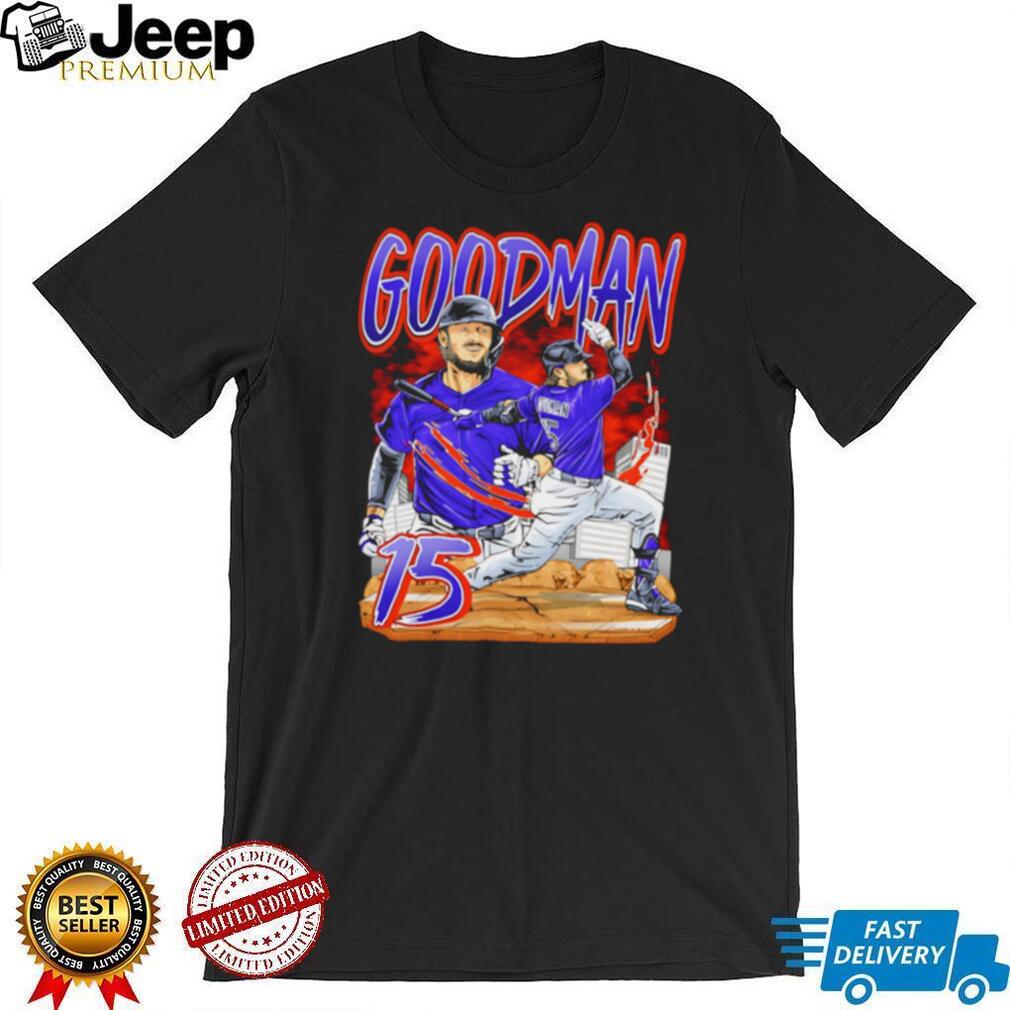 Goodman 15 Baseball Player Sports T Shirt Goodman 15 Baseball Player Sports T Shirt