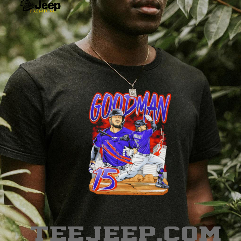 Goodman 15 Baseball Player Sports T Shirt Goodman 15 Baseball Player Sports T Shirt