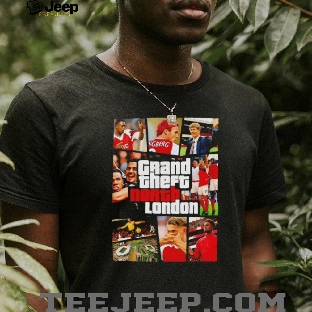 Grand Theft North London Arsenal Football Club Gaming Style T Shirt Grand Theft North London Arsenal Football Club Gaming Style T Shirt