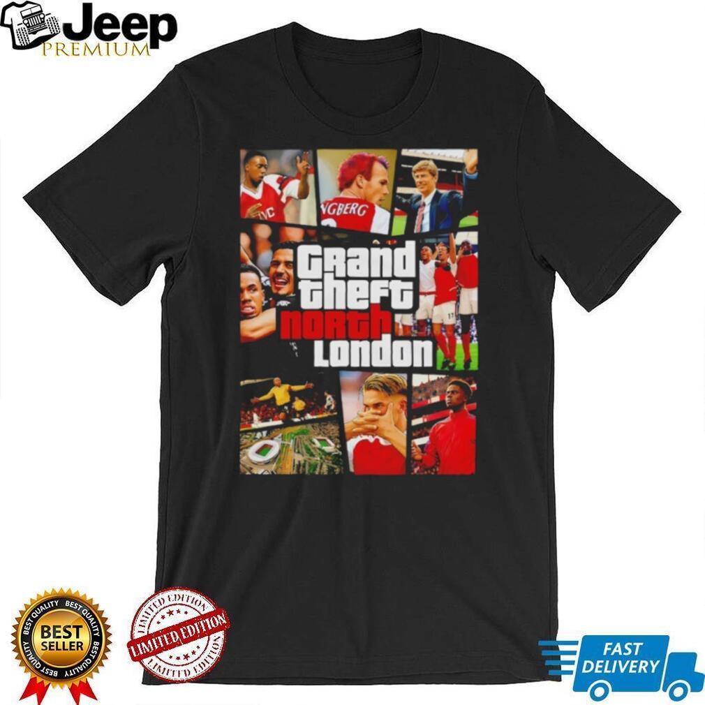 Grand Theft North London Arsenal Football Club Gaming Style T Shirt Grand Theft North London Arsenal Football Club Gaming Style T Shirt