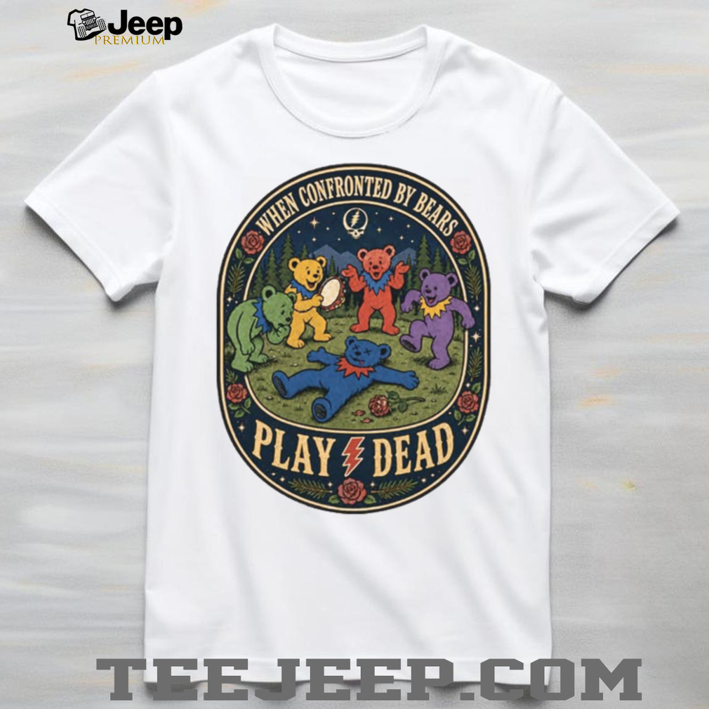 Grateful Dead Dancing Bears When Confronted By Bears Play Dead Vintage T Shirt Grateful Dead Dancing Bears When Confronted By Bears Play Dead Vintage T Shirt