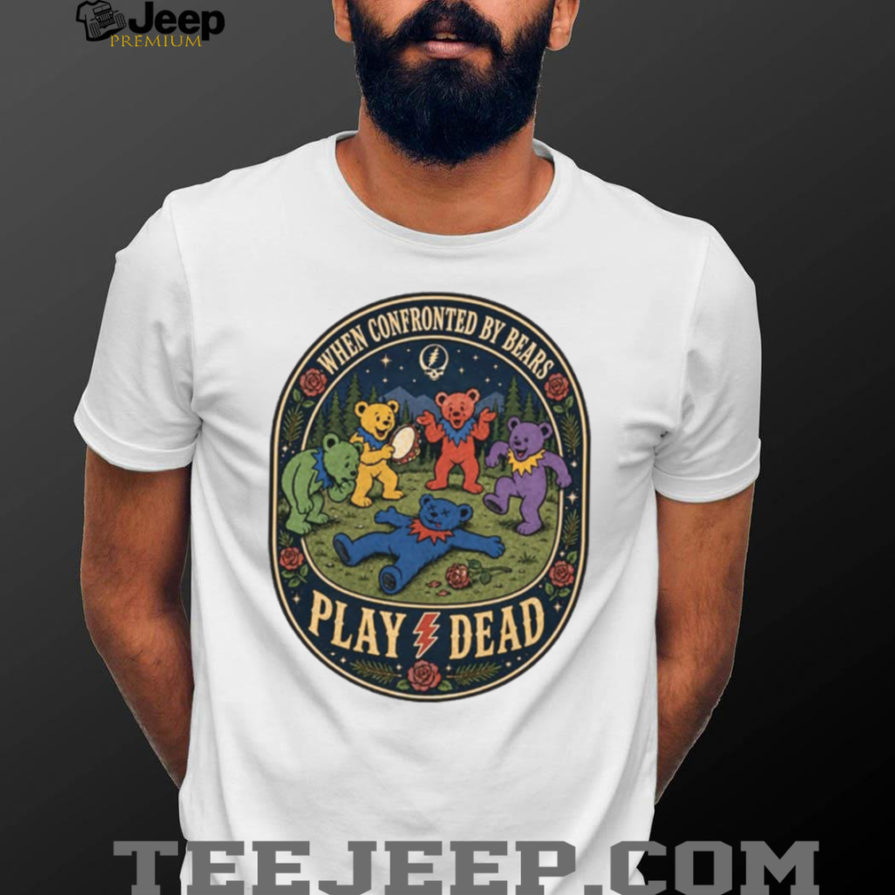 Grateful Dead Dancing Bears When Confronted By Bears Play Dead Vintage T Shirt Grateful Dead Dancing Bears When Confronted By Bears Play Dead Vintage T Shirt