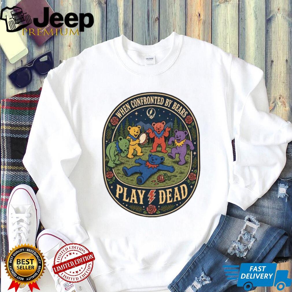 Grateful Dead Dancing Bears When Confronted By Bears Play Dead Vintage T Shirt Grateful Dead Dancing Bears When Confronted By Bears Play Dead Vintage T Shirt