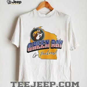 Green Bay Football Mascot State Map Graphic T Shirt