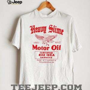 Heavy Slime Motor Oil Eagle Philadelphia Garage T Shirt