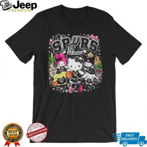 Hello Kitty Friends San Antonio Basketball Team T Shirt