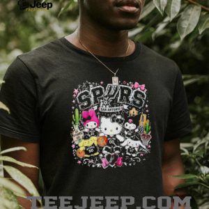 Hello Kitty Friends San Antonio Basketball Team T Shirt