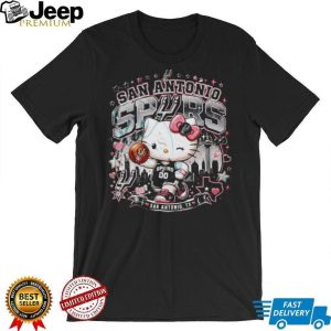 Hello Kitty San Antonio Basketball Mascot Texas T Shirt
