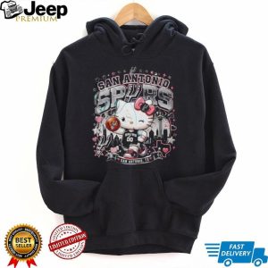 Hello Kitty San Antonio Basketball Mascot Texas T Shirt