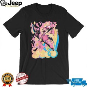 Helluva Boss Striker Fan Art Neon Aesthetic Graphic T Shirt