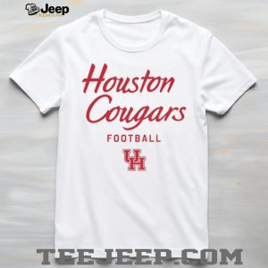 Houston Cougars Football Script Logo Collegiate Athletics T Shirt Houston Cougars Football Script Logo Collegiate Athletics T Shirt